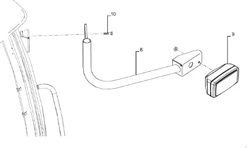 87403655 - корпус фары